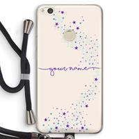 CaseCompany Sterren: Huawei Ascend P8 Lite (2017) Transparant Hoesje met koord