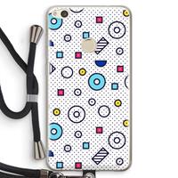CaseCompany 8-bit N°9: Huawei Ascend P8 Lite (2017) Transparant Hoesje met koord