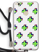 CaseCompany 8-bit N°10: Huawei Ascend P8 Lite (2017) Transparant Hoesje met koord