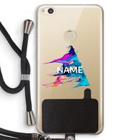 CaseCompany Abstract Spectrum: Huawei Ascend P8 Lite (2017) Transparant Hoesje met koord