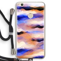 CaseCompany Donkere Wolken: Huawei Ascend P8 Lite (2017) Transparant Hoesje met koord