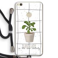 CaseCompany Kamerplant op vensterruit: Huawei Ascend P8 Lite (2017) Transparant Hoesje met koord
