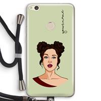 CaseCompany Pop-Art Creator: Huawei Ascend P8 Lite (2017) Transparant Hoesje met koord