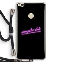 CaseCompany Vice Black: Huawei Ascend P8 Lite (2017) Transparant Hoesje met koord