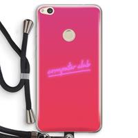 CaseCompany Vice Glow: Huawei Ascend P8 Lite (2017) Transparant Hoesje met koord