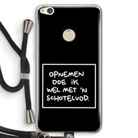 CaseCompany Schotelvod: Huawei Ascend P8 Lite (2017) Transparant Hoesje met koord