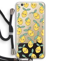 CaseCompany Citroenen: Huawei Ascend P8 Lite (2017) Transparant Hoesje met koord