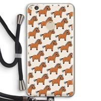CaseCompany Pony: Huawei Ascend P8 Lite (2017) Transparant Hoesje met koord