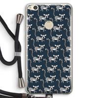 CaseCompany Makis: Huawei Ascend P8 Lite (2017) Transparant Hoesje met koord