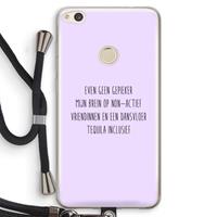 CaseCompany Tequila: Huawei Ascend P8 Lite (2017) Transparant Hoesje met koord