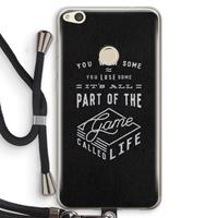 CaseCompany Life: Huawei Ascend P8 Lite (2017) Transparant Hoesje met koord