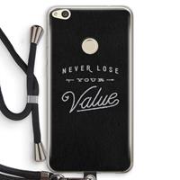 CaseCompany Never lose your value: Huawei Ascend P8 Lite (2017) Transparant Hoesje met koord