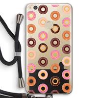 CaseCompany Donuts: Huawei Ascend P8 Lite (2017) Transparant Hoesje met koord