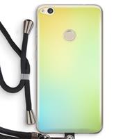 CaseCompany Minty mist pastel: Huawei Ascend P8 Lite (2017) Transparant Hoesje met koord