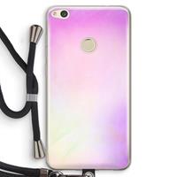 CaseCompany Flow mist pastel: Huawei Ascend P8 Lite (2017) Transparant Hoesje met koord