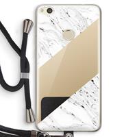 CaseCompany Biggest stripe: Huawei Ascend P8 Lite (2017) Transparant Hoesje met koord