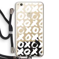 CaseCompany XOXO: Huawei Ascend P8 Lite (2017) Transparant Hoesje met koord