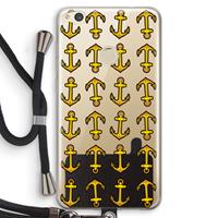 CaseCompany Musketon Anchor: Huawei Ascend P8 Lite (2017) Transparant Hoesje met koord