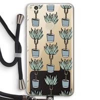 CaseCompany Boompje: Huawei Ascend P8 Lite (2017) Transparant Hoesje met koord