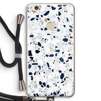 CaseCompany Terrazzo N°1: Huawei Ascend P8 Lite (2017) Transparant Hoesje met koord