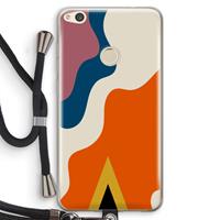 CaseCompany Noor A: Huawei Ascend P8 Lite (2017) Transparant Hoesje met koord