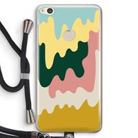 CaseCompany Baar B: Huawei Ascend P8 Lite (2017) Transparant Hoesje met koord