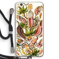 CaseCompany Haeckel Nepenthaceae: Huawei Ascend P8 Lite (2017) Transparant Hoesje met koord