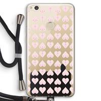 CaseCompany Ass 'n Titties: Huawei Ascend P8 Lite (2017) Transparant Hoesje met koord