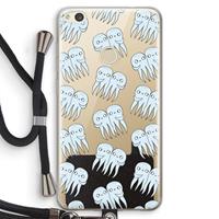 CaseCompany Octopussen: Huawei Ascend P8 Lite (2017) Transparant Hoesje met koord