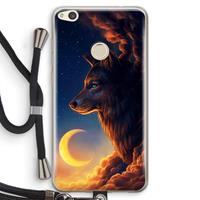 CaseCompany Night Guardian: Huawei Ascend P8 Lite (2017) Transparant Hoesje met koord