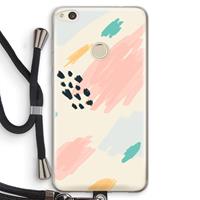 CaseCompany Sunday Chillings: Huawei Ascend P8 Lite (2017) Transparant Hoesje met koord