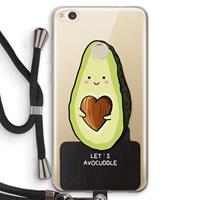 CaseCompany Avocuddle: Huawei Ascend P8 Lite (2017) Transparant Hoesje met koord