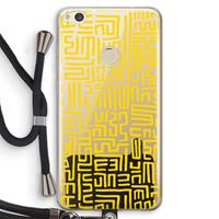 CaseCompany Majorelle Blue Print: Huawei Ascend P8 Lite (2017) Transparant Hoesje met koord