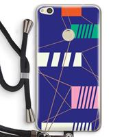 CaseCompany Gestalte 5: Huawei Ascend P8 Lite (2017) Transparant Hoesje met koord