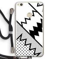 CaseCompany Pop Art #5: Huawei Ascend P8 Lite (2017) Transparant Hoesje met koord