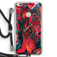 CaseCompany Endless Descent: Huawei Ascend P8 Lite (2017) Transparant Hoesje met koord