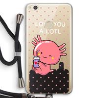 CaseCompany Love You A Lotl: Huawei Ascend P8 Lite (2017) Transparant Hoesje met koord