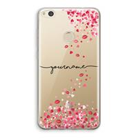 CaseCompany Hartjes en kusjes: Huawei Ascend P8 Lite (2017) Transparant Hoesje