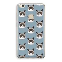 CaseCompany It's a Purrr Case: Huawei Ascend P8 Lite (2017) Transparant Hoesje