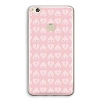 CaseCompany Ass 'n Titties: Huawei Ascend P8 Lite (2017) Transparant Hoesje