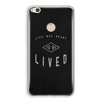 CaseCompany To be lived: Huawei Ascend P8 Lite (2017) Transparant Hoesje