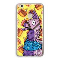 CaseCompany Loot Burger: Huawei Ascend P8 Lite (2017) Transparant Hoesje