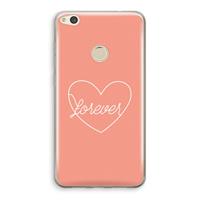 CaseCompany Forever heart: Huawei Ascend P8 Lite (2017) Transparant Hoesje