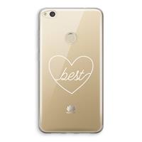 CaseCompany Best heart pastel: Huawei Ascend P8 Lite (2017) Transparant Hoesje