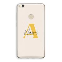 CaseCompany Amber Script: Huawei Ascend P8 Lite (2017) Transparant Hoesje