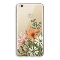 CaseCompany Floral bouquet: Huawei Ascend P8 Lite (2017) Transparant Hoesje