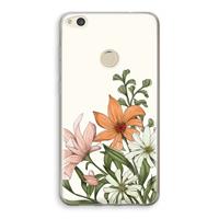 CaseCompany Floral bouquet: Huawei Ascend P8 Lite (2017) Transparant Hoesje