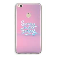 CaseCompany Sorry not sorry: Huawei Ascend P8 Lite (2017) Transparant Hoesje