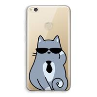 CaseCompany Cool cat: Huawei Ascend P8 Lite (2017) Transparant Hoesje