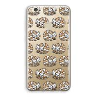 CaseCompany Slapende poes: Huawei Ascend P8 Lite (2017) Transparant Hoesje